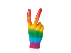 Bitten Peace sculptuur regenboog