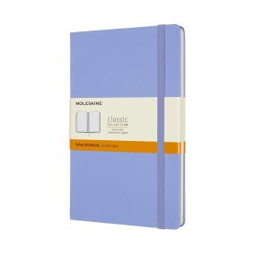 Moleskine Classic notitieboek gelinieerd Large Hortensia blauw