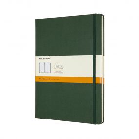 Moleskine Classic notitieboek gelinieerd XL Mirte Groen