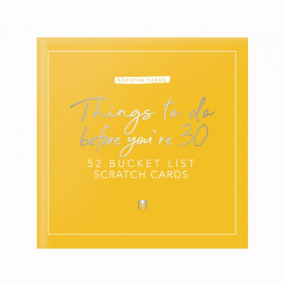 Gift Republic Scratch Cards - Things to do before you're 30