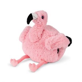 Noxxiez handwarmer knuffel Flamingo
