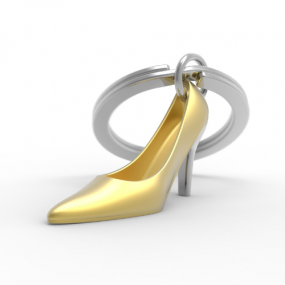Metalmorphose sleutelhanger High Heel design gold