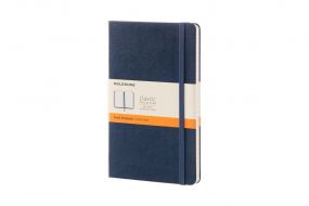 Moleskine Classic notitieboek gelinieerd Large Saffier blauw