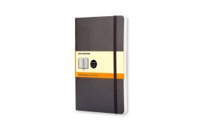 Moleskine Notebook Large gelinieerd Soft Cover zwart
