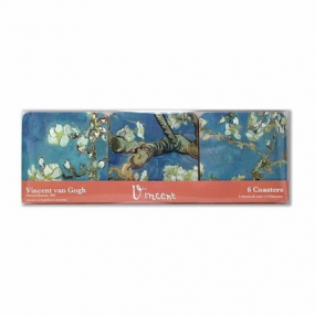 Onderzetters set van 6 Almond Blossom Van Gogh