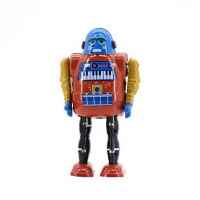 Mr & Mrs Tin opwindrobot Piano Bot