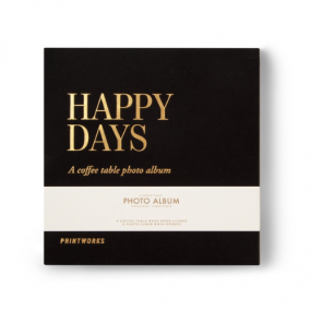 Printworks Photo Album Happy Days S Black