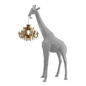 Qeeboo giraffe in love xs lamp Cold Sand