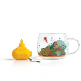 Ototo Under the Tea thee infuser met glas