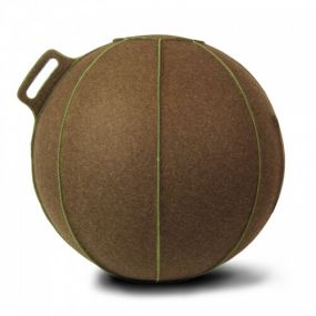 Vluv VELT Zitbal Bruin gemeleerd - Groen-H 60-65 cm