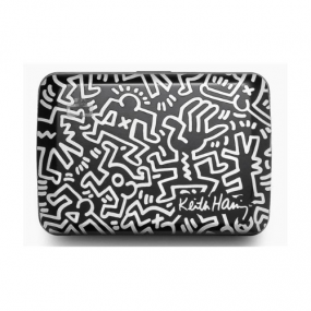 Ogon designs pashouder Stockholm V2.0 Keith Haring zwart wit