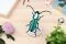 Assembli Rosalia beetle emerald green