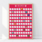 Gift Republic Scratch poster 100 Dates to go on