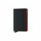 Secrid Slim wallet mat zwart rood